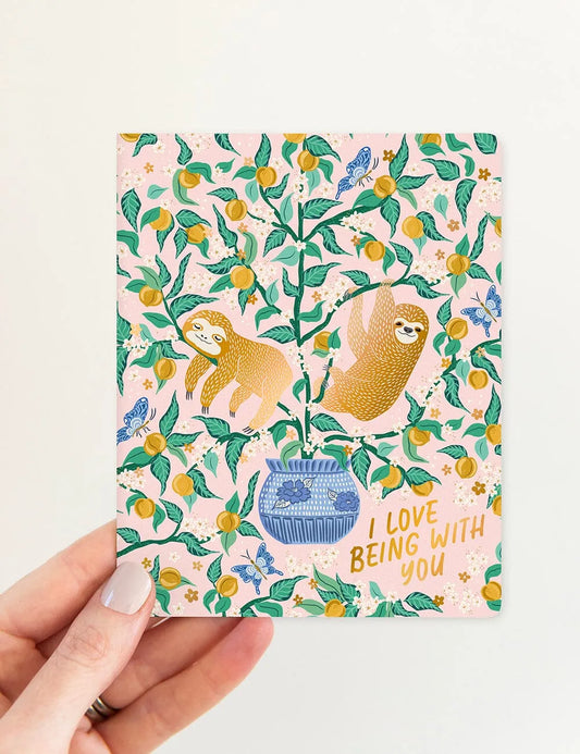 I Love Being with You by Bespoke Letterpress
